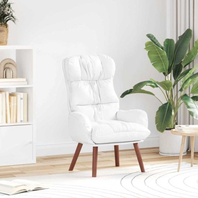Silla Relax Blanco 69 x 74 x 93 cm Cuero sintético