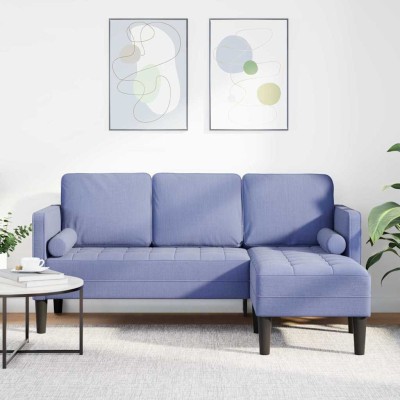 Juego de Sofá Azul vaquero 173 x 131 x 67 cm tela