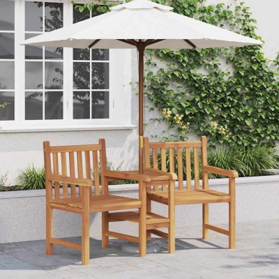 Sillas de Exterior Marrón 152 x 63 x 89 cm
