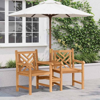 Sillas de Exterior Marrón 152 x 63 x 89 cm