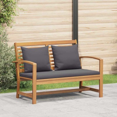 Conjunto de sofá de jardín 2 pcs Natural Madera de teca maciza