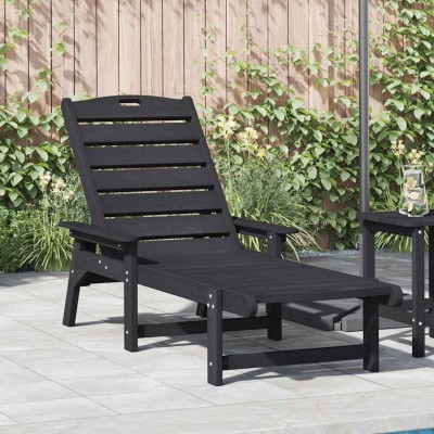 Tumbona Negro 73.5 x 92 x 90cm Plástico