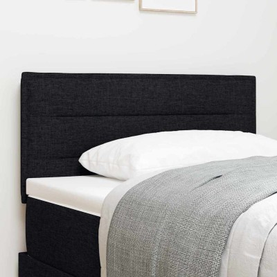 Cabecero Altura Ajustable con cabecera Manual Negro 100 cm tela