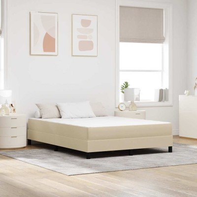 Colchón de Cama con colchón Verde 160 x 200 cm tela