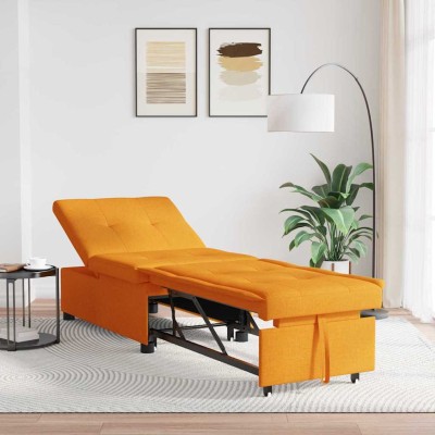 Sofá cama Amarillo oscuro 194 x 67 x 37 cm tela