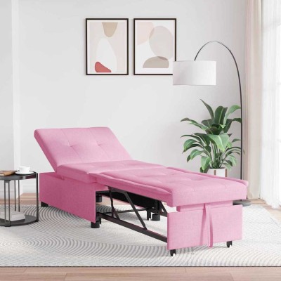 Sofá cama Rosa 194 x 67 x 37 cm tela