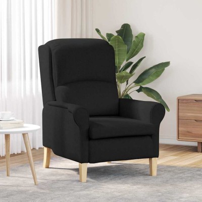 sillón Negro 76 x 94 x 102 cm tela
