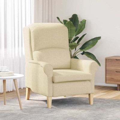 sillón Crema 76 x 94 x 102 cm tela
