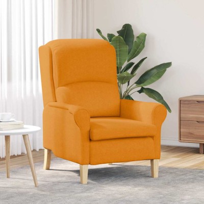 sillón Amarillo oscuro 76 x 94 x 102 cm tela