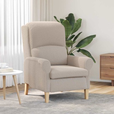 sillón Gris claro 76 x 94 x 102 cm tela