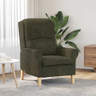 sillón Verde ejército 76 x 94 x 102 cm Cuero sintético