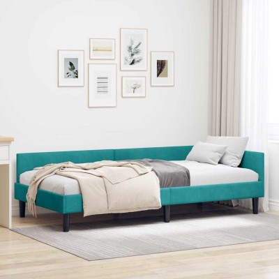 Estructura de Cama Esquinera con cabecera Tuquesa 100 x 200 cm