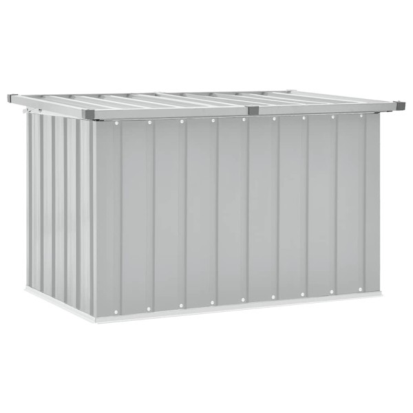 Caja de almacenaje para jardín gris 109x67x65 cm