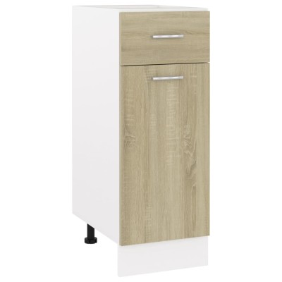 Cajón bajo "Lyon" roble Sonoma 30x46x81,5 cm Madera de ingeniería